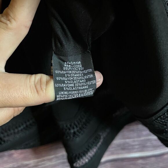 Adelyn Rae Black Dress. Size Small. RN: 112282. - Picture 7 of 9